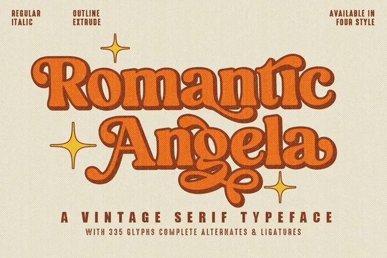 Romantic Angela Font