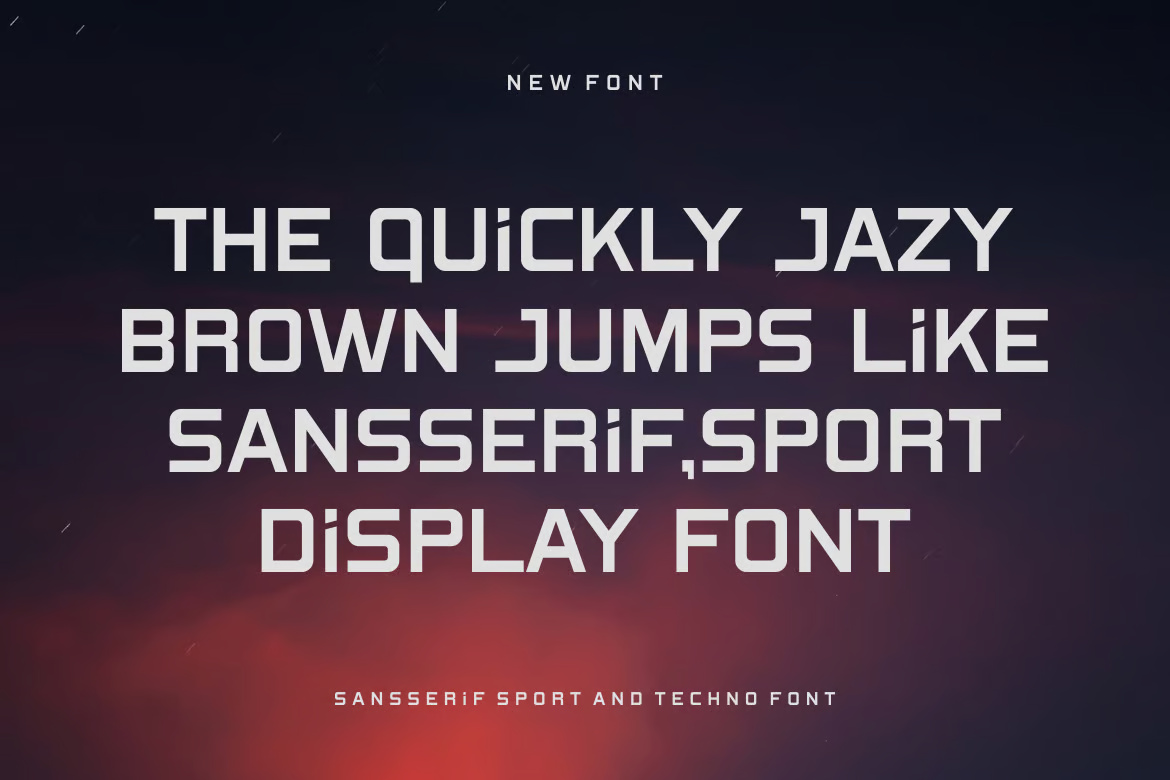 Spienco Sport And Display Font