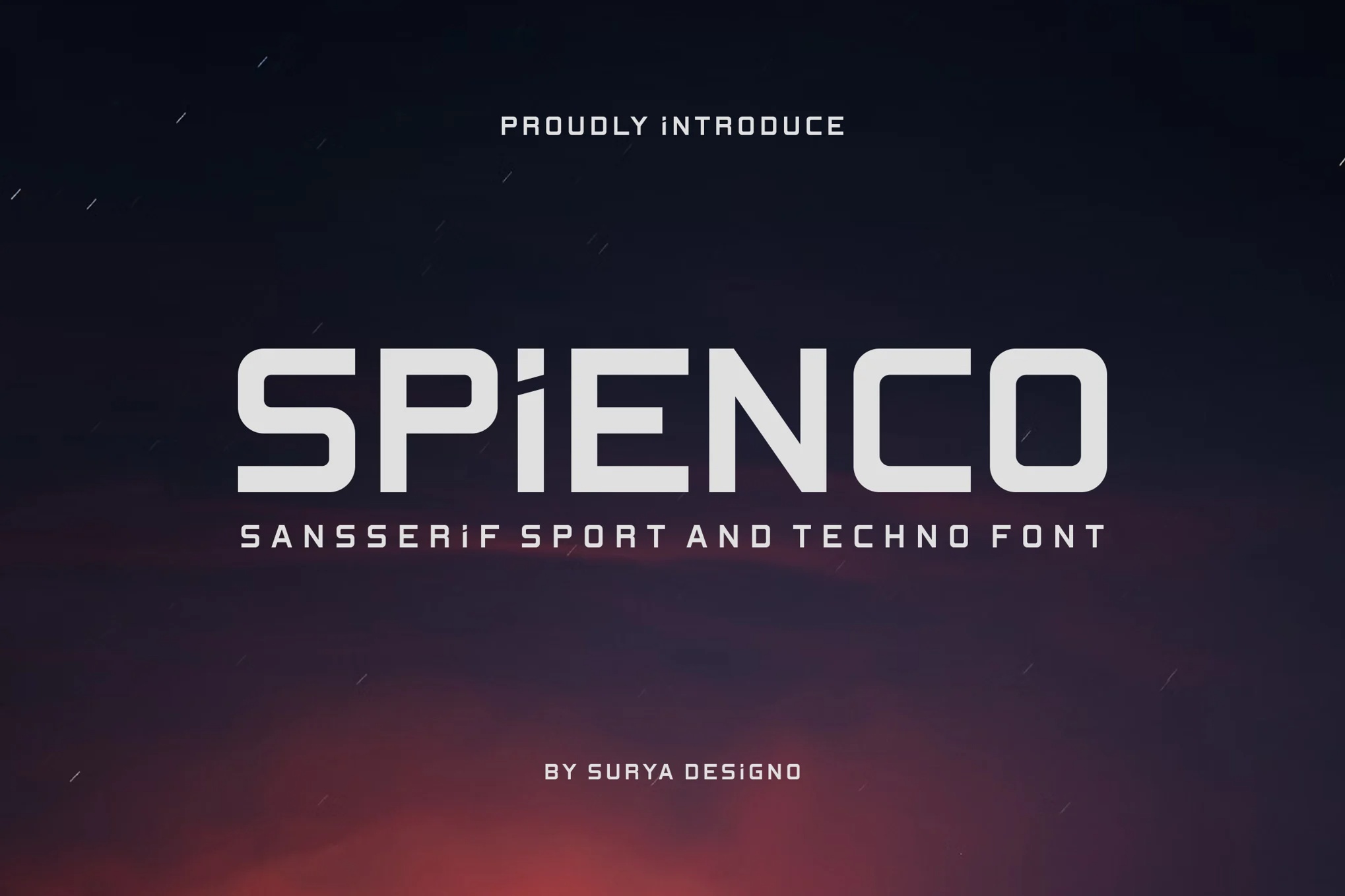 Spienco Sport And Display Font