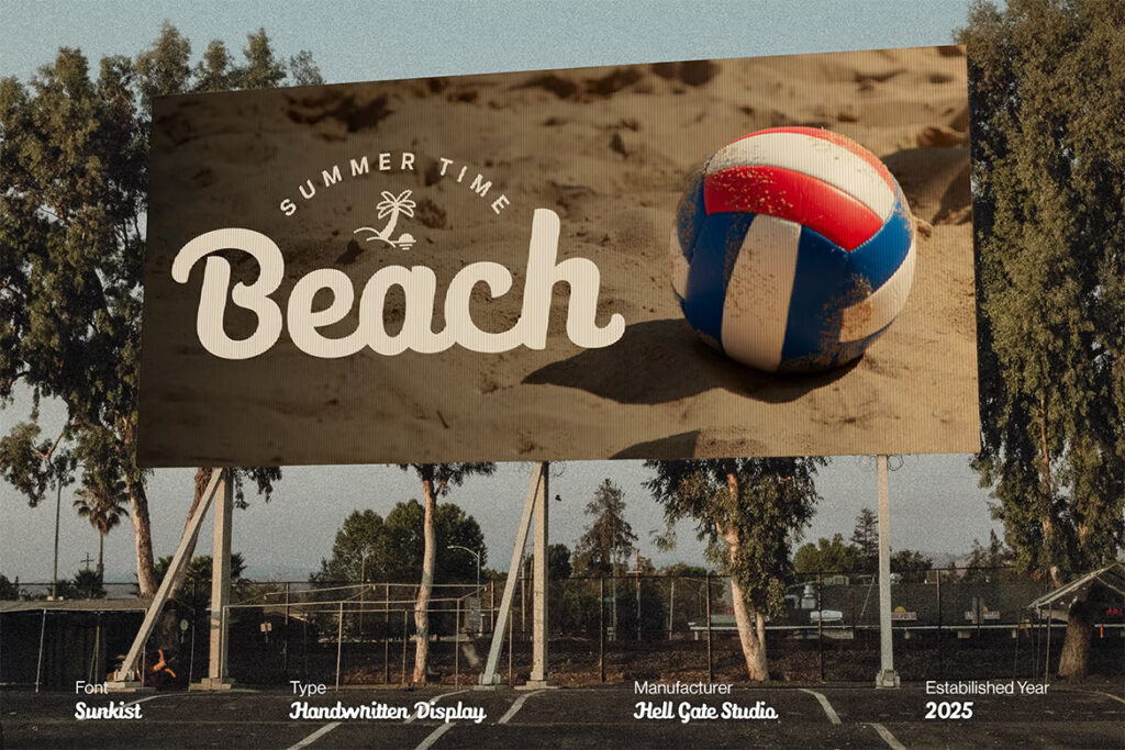 Sunkist Font