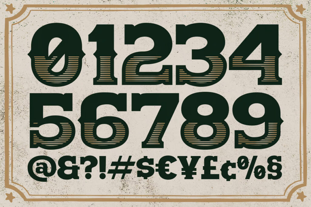 Western Hornet - Western Display Font