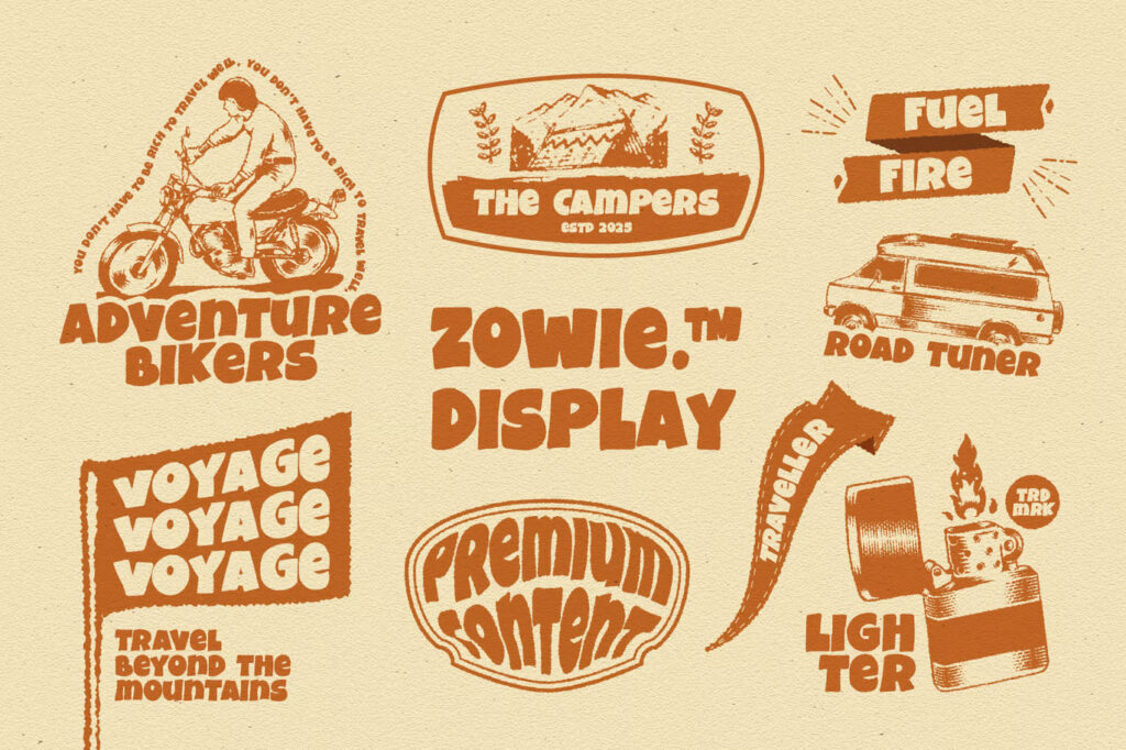 Zowie Display Font
