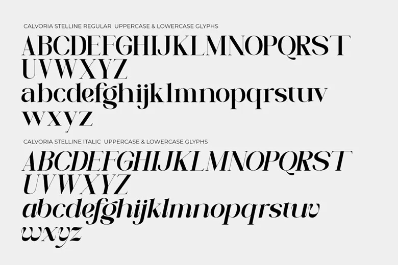 Calvoria Stelline Font