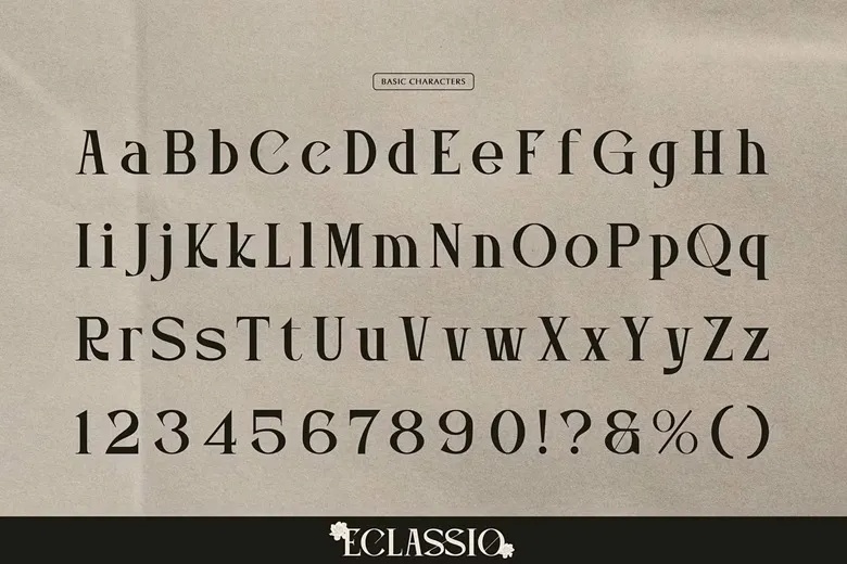 Eclassio Font