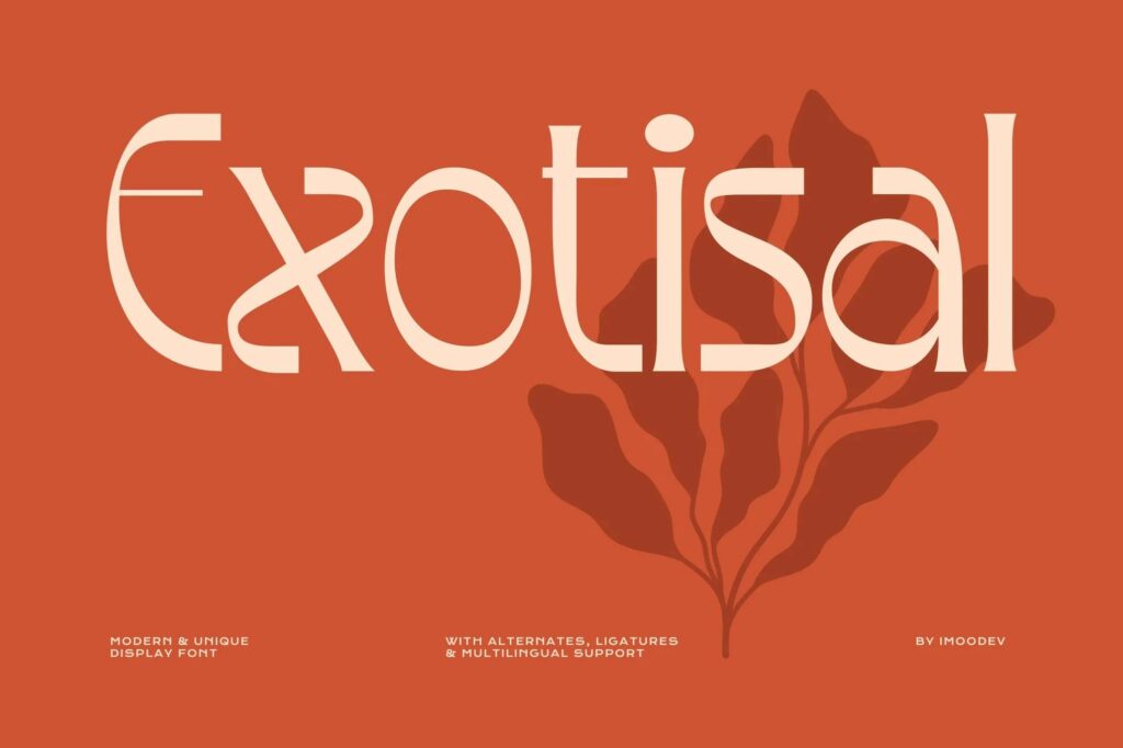 Exotisal Display Font