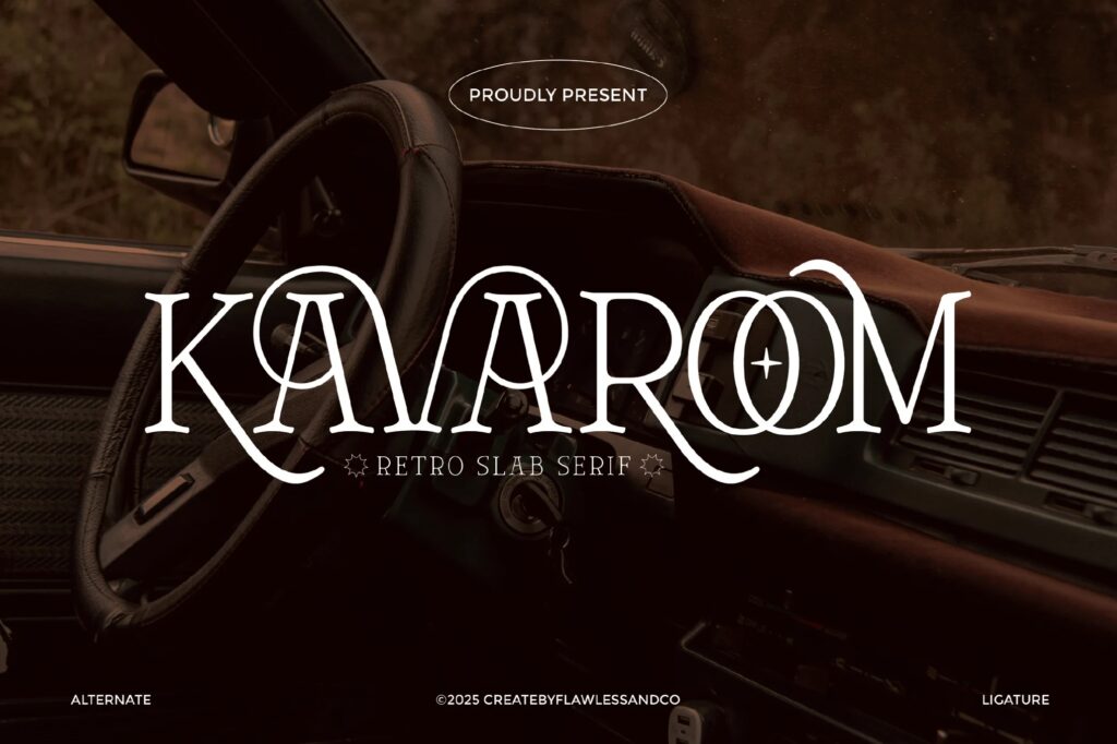 Kavaroom Serif Font