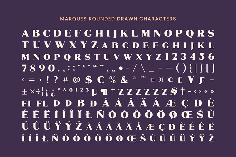 Marques Rounded Drawn Font