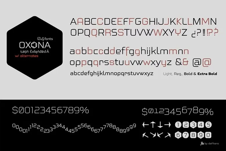 Oxona Font Family