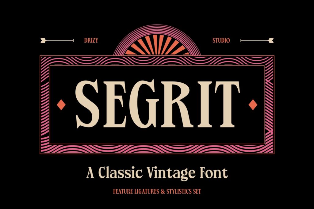 Segrit Classic Vintage Font