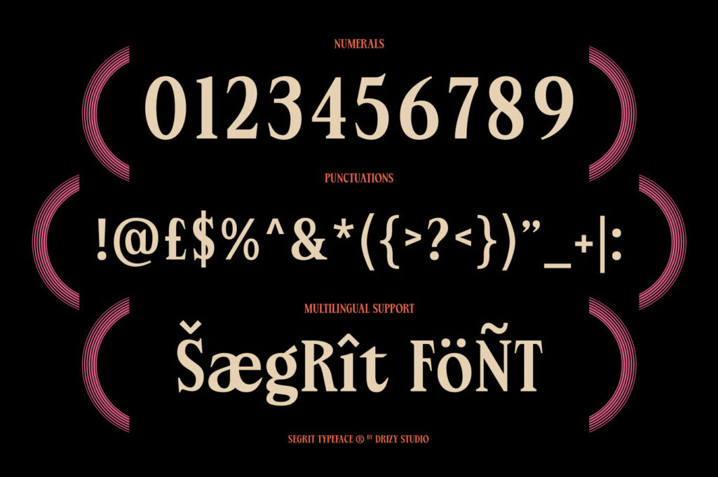 Segrit Classic Vintage Font
