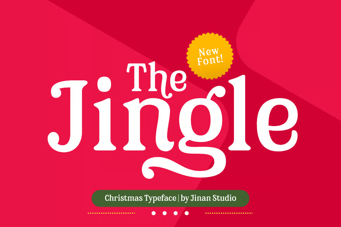 The Jingle Christmas Typeface