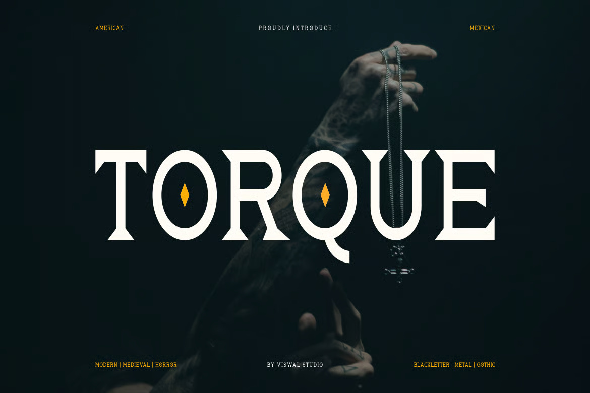 Torque Gothic Blackletter Font