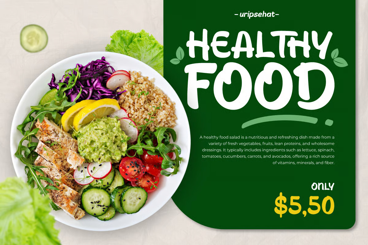 Lawuh Gorie Food Display Font
