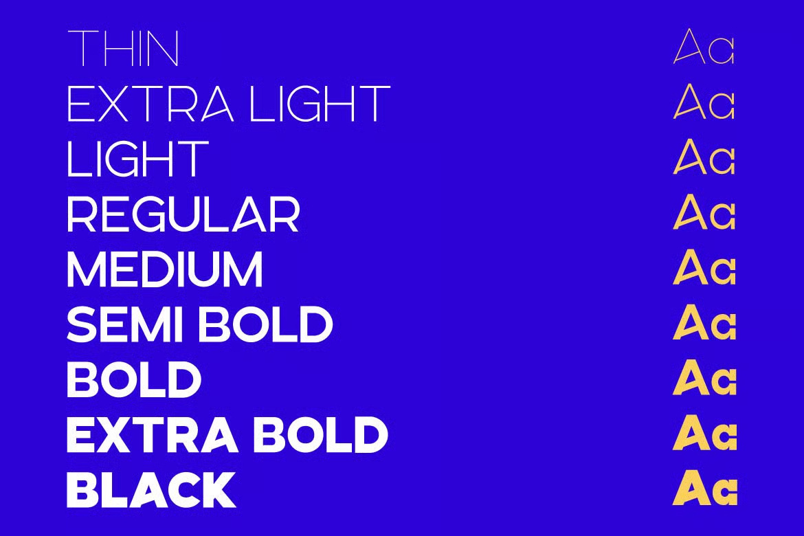 Linea Nova Sans Serif Family Font