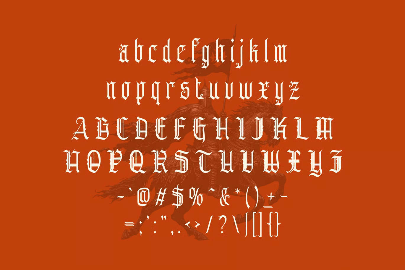 Midnight Romance Elegant Gothic Typeface Font