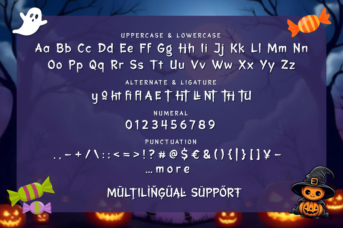 Waen Ronta Spooky Display Font