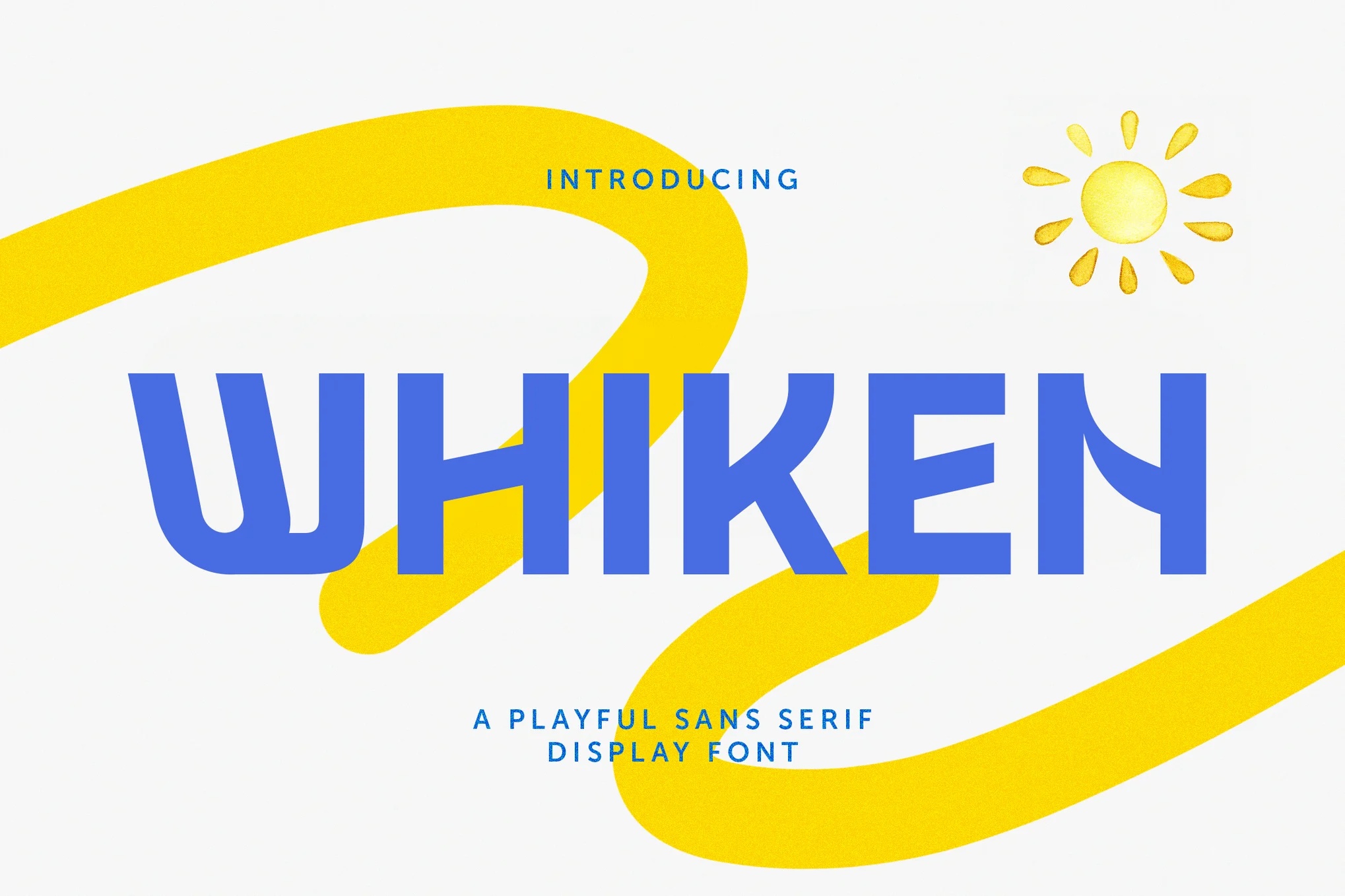 Whiken Display Font