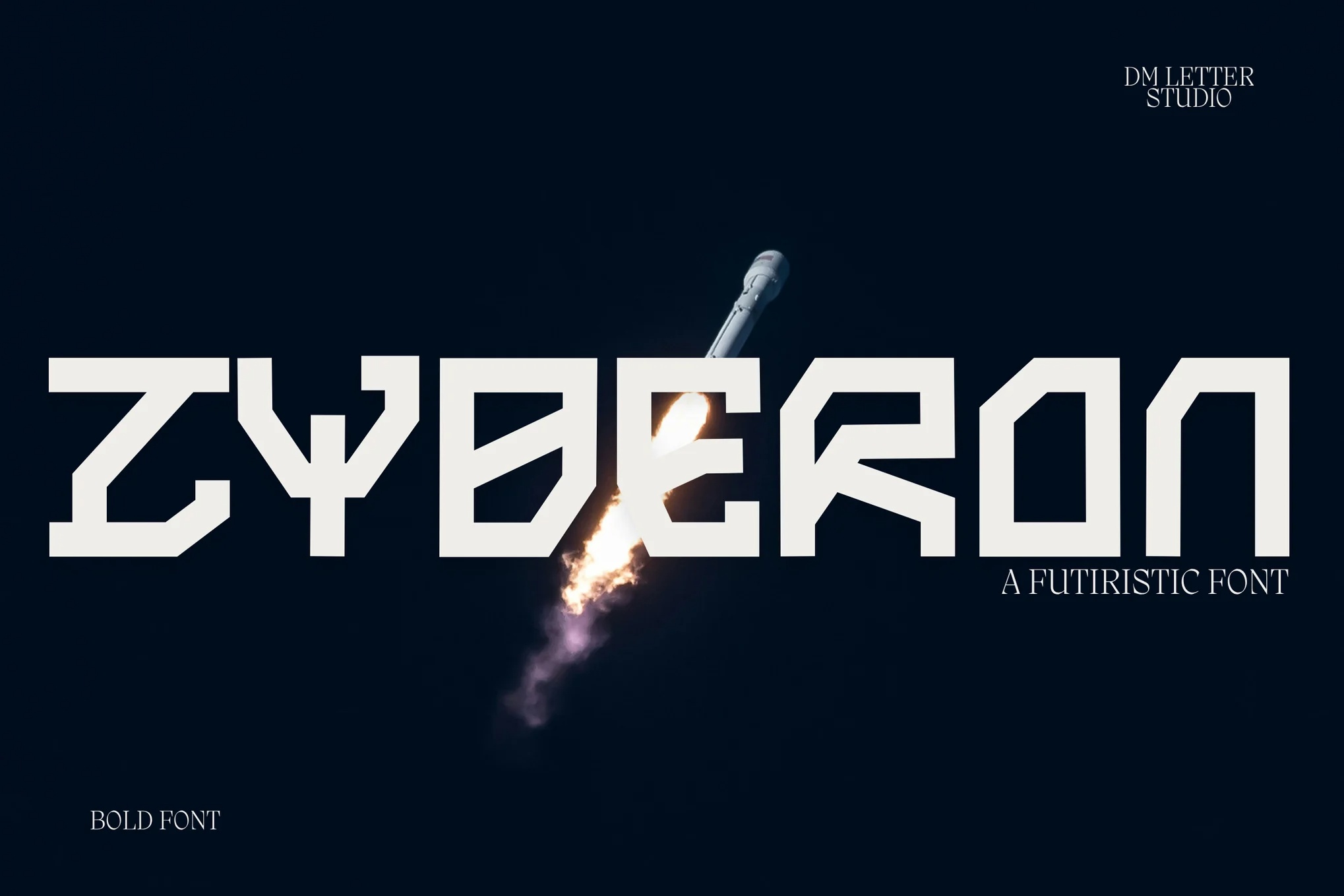 Zyberon Modern Futuristic Font